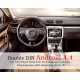DIN Android 4.4 Unité Double Car Head lecteur DVD pour les véhicules Volkswagen